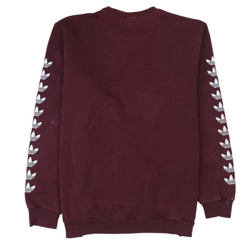 Adidas Men’s Red 2XL Crew Neck Pullover Sweatshirt