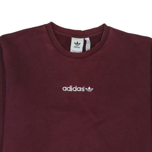 Adidas Men’s Red 2XL Crew Neck Pullover Sweatshirt