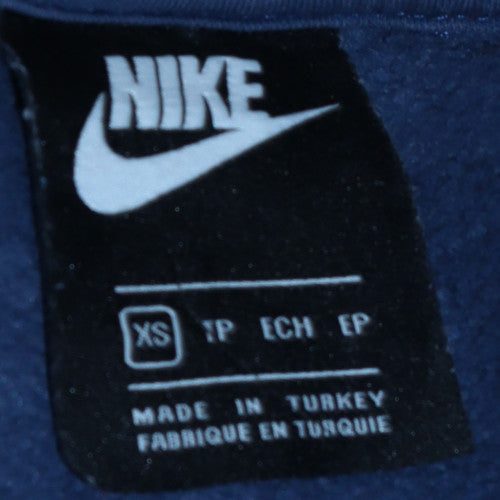 Nike Men's Blue AIR Logo Pullover Sweatshirt XS