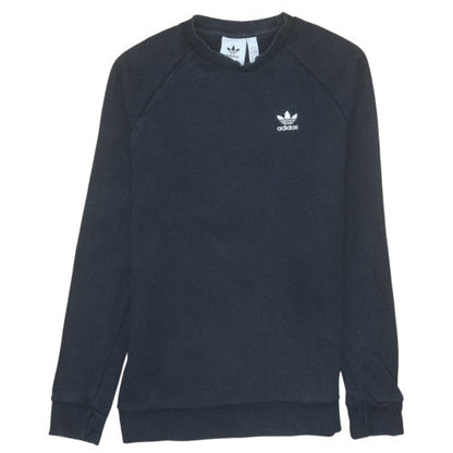 Additional front view of Adidas Men's Black XS Pullover Sweatshirt Crew Neck Fleece