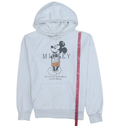 Primark Disney Women's White Mickey Mouse Pullover Hoodie Size M