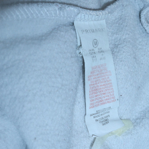 Primark Disney Women's White Mickey Mouse Pullover Hoodie Size M