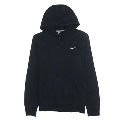 Nike Men's Black Pullover Hoodie Fleece Logo L Regular Fit