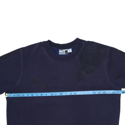 Puma Mens Blue XL Crew Neck Pullover Sweatshirt