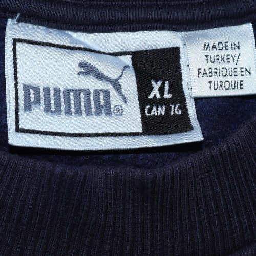 Puma Mens Blue XL Crew Neck Pullover Sweatshirt
