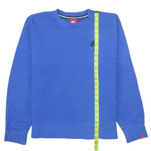 Nike Womens Blue Crew Neck Pullover Sweatshirt M