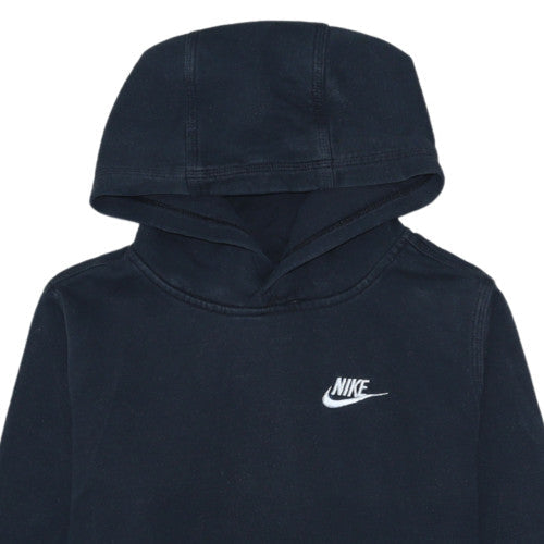 Nike Boys Black Pullover Hoodie L Fleece Hooded Sweatshirt