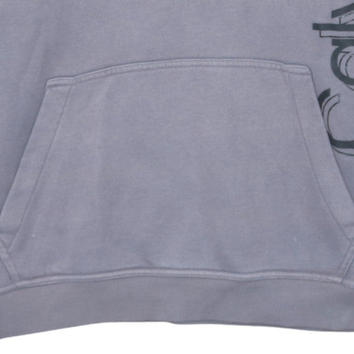 Calvin Klein Jeans Women's Grey Pullover Hoodie Size M Logo Print