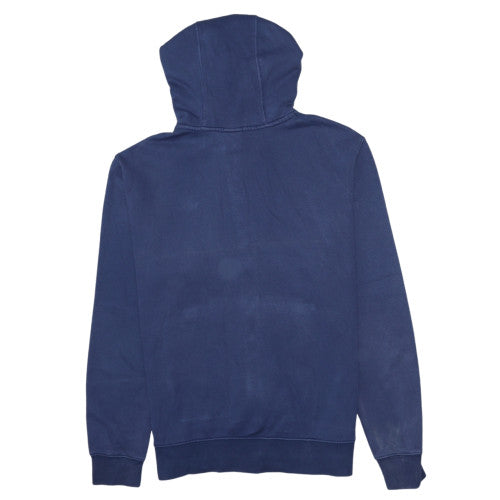 Nike Men's Blue Full Zip Hoodie Medium Fleece Lined Sweatshirt