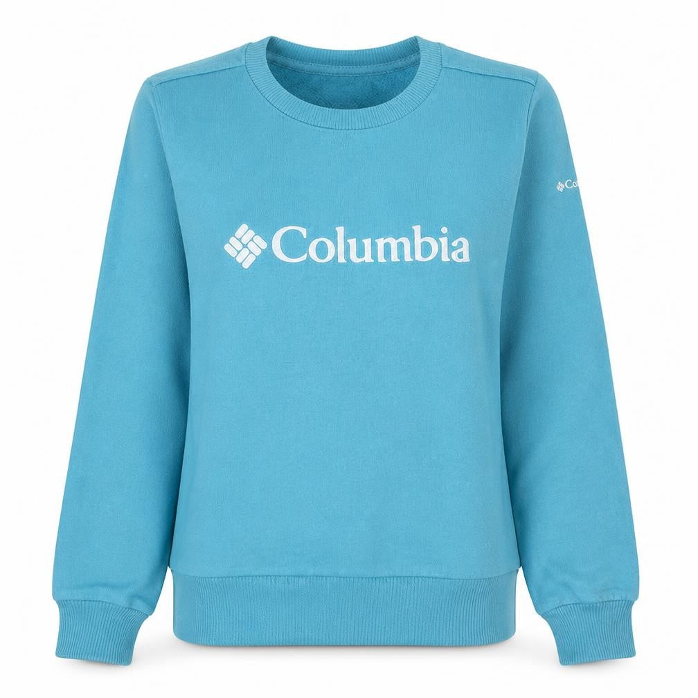 Columbia Womens Blue Crew Neck Pullover Sweatshirt XS
