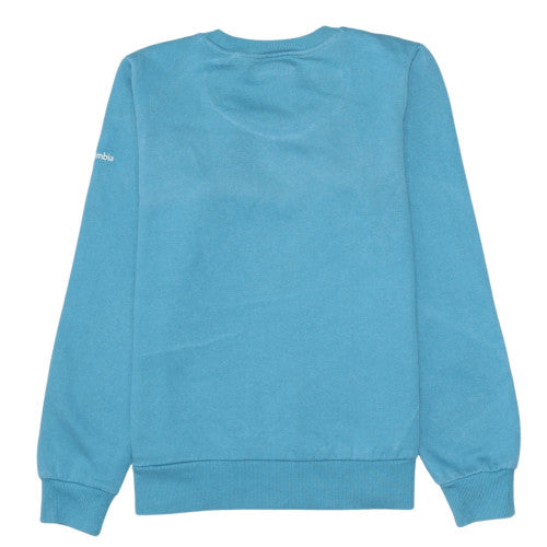 Columbia Womens Blue Crew Neck Pullover Sweatshirt XS