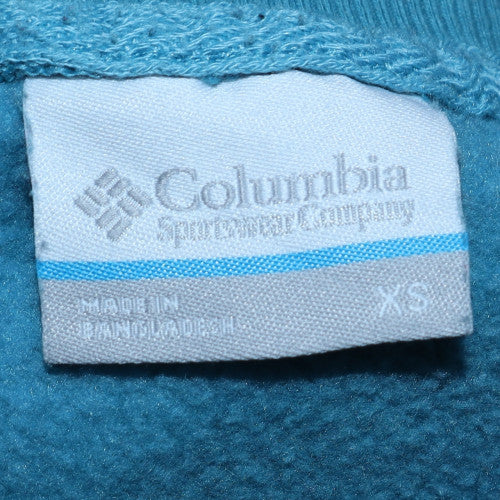 Columbia Womens Blue Crew Neck Pullover Sweatshirt XS