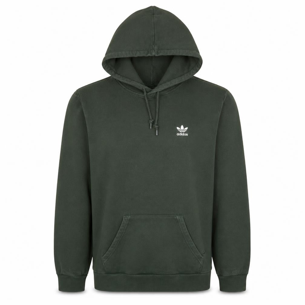 Adidas Mens Green XS Pullover Hoodie Cotton Fleece Casual Sweatshirt