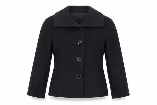 Whistles Women's Black Wool Suit Jacket UK 8 Classic Lined