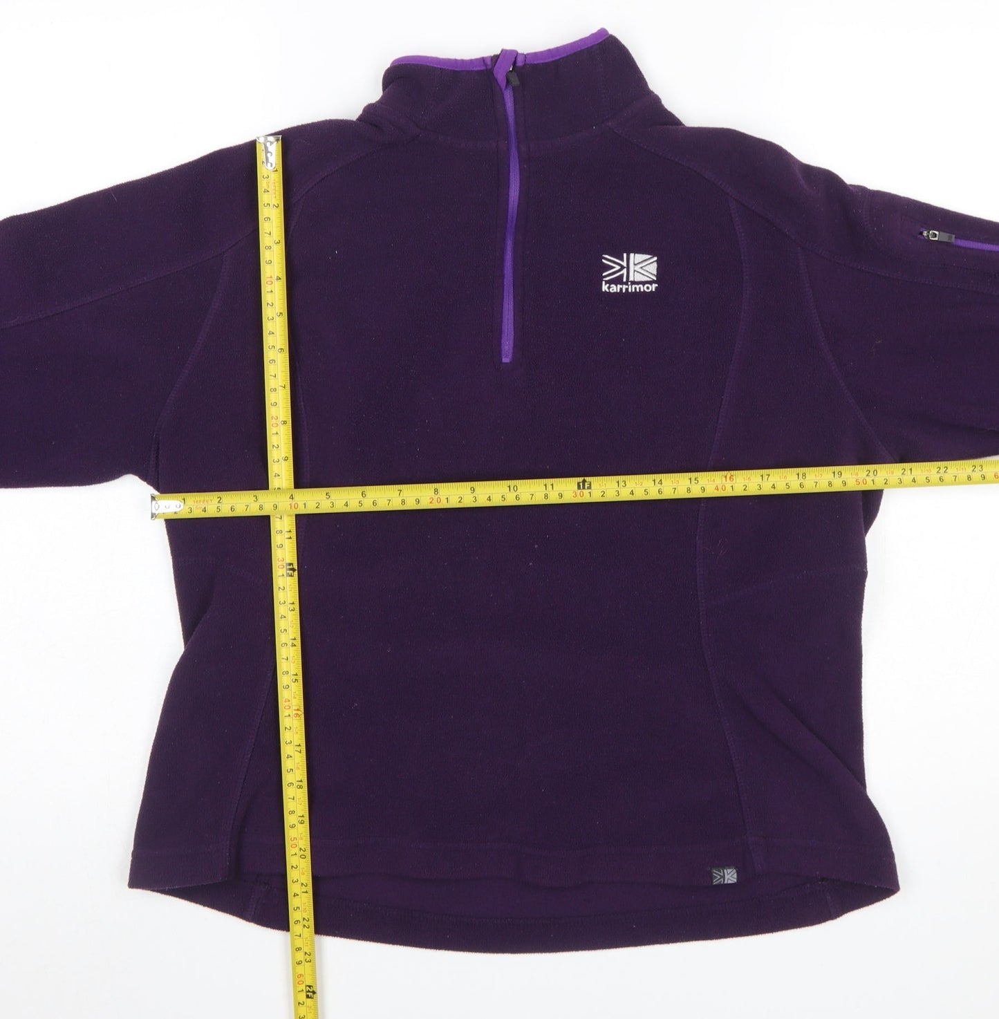 Karrimor Womens Purple Fleece Pullover Sweatshirt Size 12