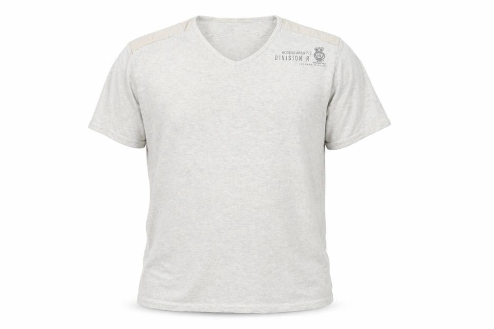 Lee Cooper Men's Grey Short Sleeve V-Neck T-Shirt XL Cotton Blend