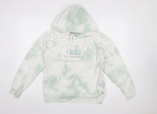 Vans Men’s Multicoloured Pullover Hoodie Size S Tie Dye Fleece