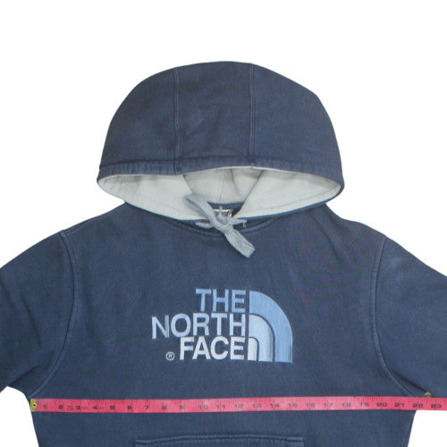 The North Face Men's Blue Pullover Hoodie M Fleece Outdoor Sweatshirt