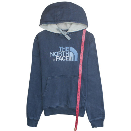 The North Face Men's Blue Pullover Hoodie M Fleece Outdoor Sweatshirt