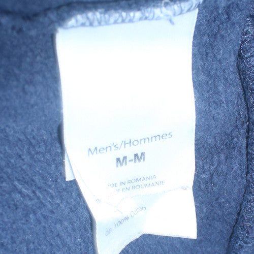 The North Face Men's Blue Pullover Hoodie M Fleece Outdoor Sweatshirt