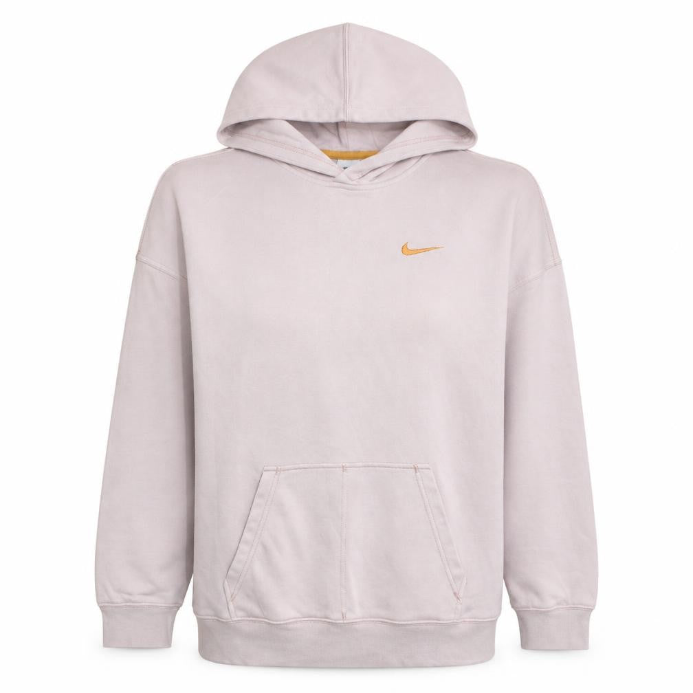 Nike Womens Pink Pullover Hoodie Sweatshirt Medium Cotton Blend