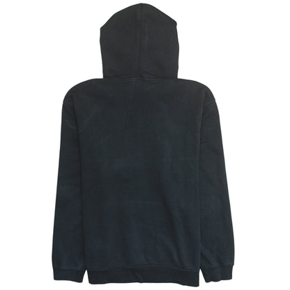 Gap Women Black Large Pullover Hoodie with Logo Design