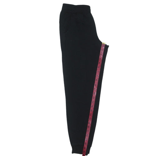 Puma Boys Black Jogger Sweatpants 13-14 Years Fleece Cotton Blend