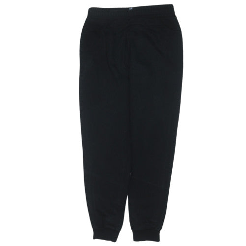 Puma Boys Black Jogger Sweatpants 13-14 Years Fleece Cotton Blend
