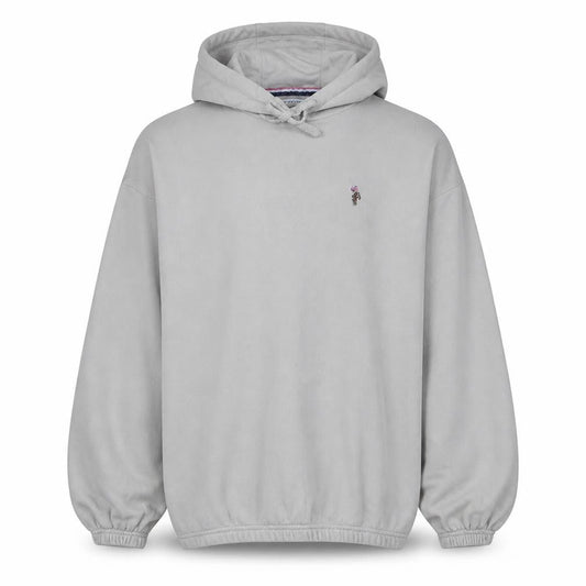 U.S. Polo Assn. Men's Beige Pullover Hoodie XS Embroidered Logo
