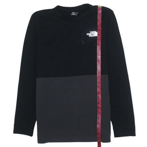 The North Face Boys Black XL Colourblock Fleece Pullover Sweatshirt