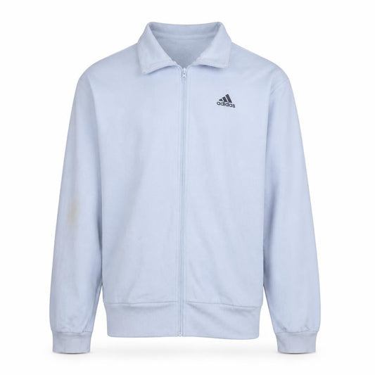 adidas Men's White Full Zip Collared Sweatshirt Size S