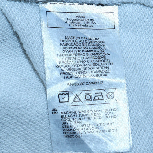 Adidas Women Grey Size 10 Cropped Hoodie Sweatshirt Casual