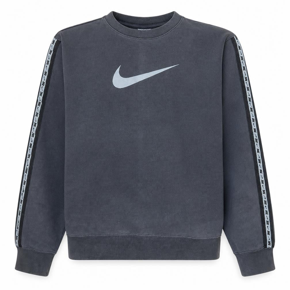Nike Men's Grey Crew Neck Logo Sweatshirt M Regular Fit