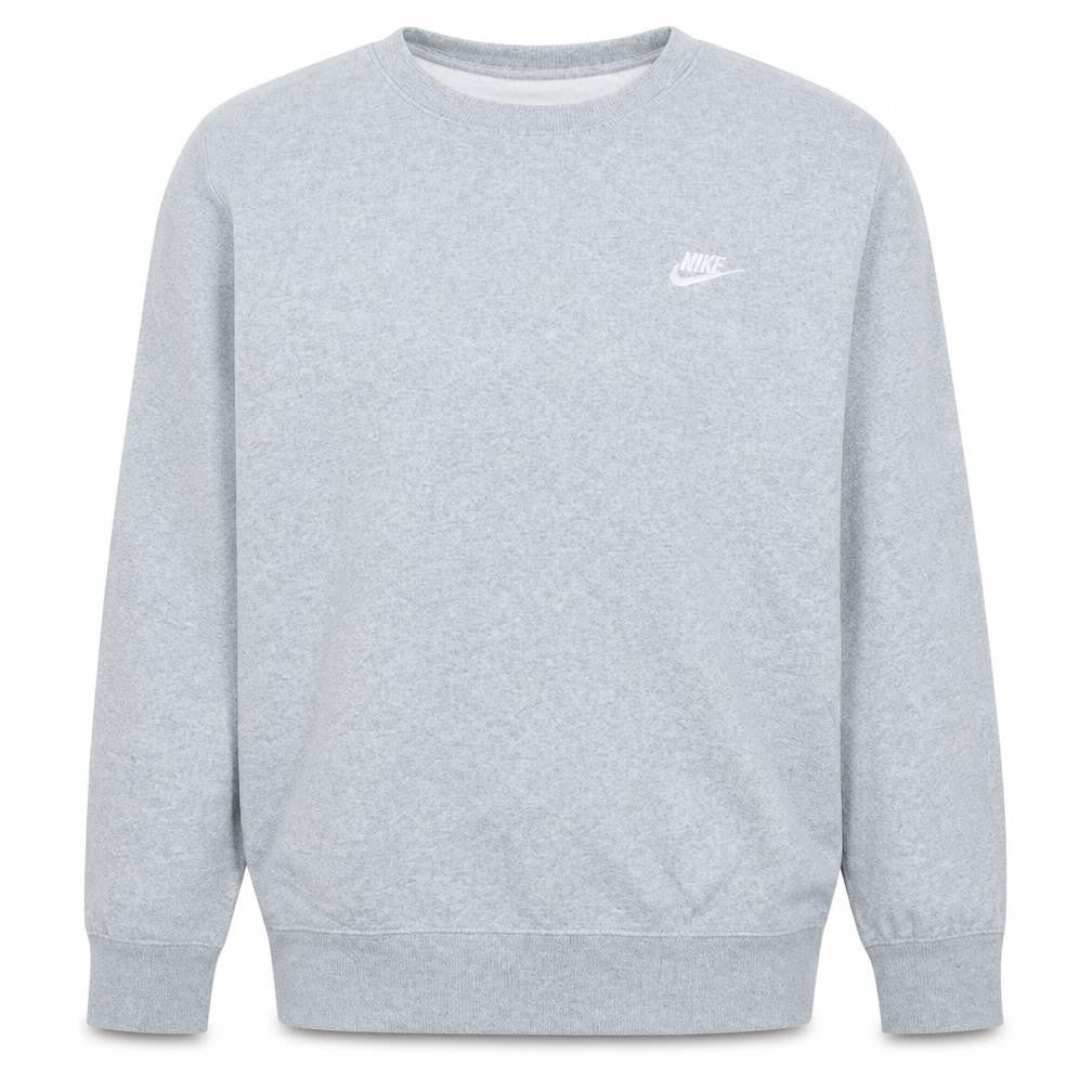Nike Mens Grey Crew Neck Pullover Sweatshirt L Regular Fit