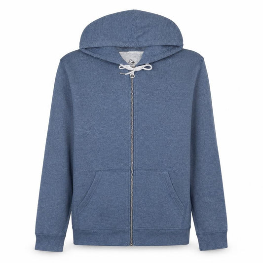 Quiksilver Men's Blue Full Zip Hoodie Size M Regular Fit