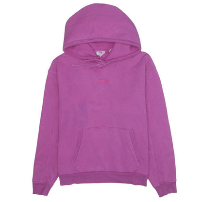 Levi's Womens Pink Pullover Hoodie Medium Cotton Casual