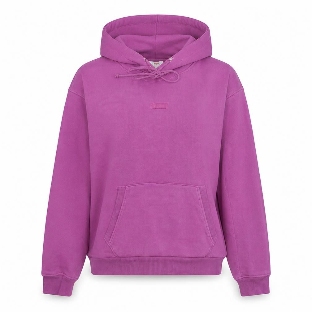 Levi's Womens Pink Pullover Hoodie Medium Cotton Casual