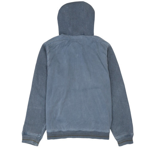 Quiksilver Boys Blue Full Zip Hoodie Age 12 Cotton Blend Casual