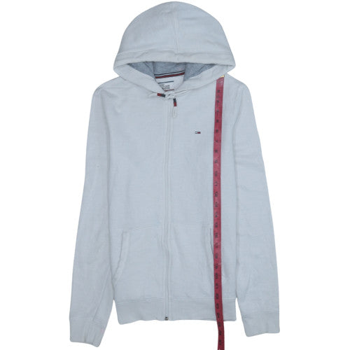Tommy Hilfiger Men's White Full Zip Hoodie Size S