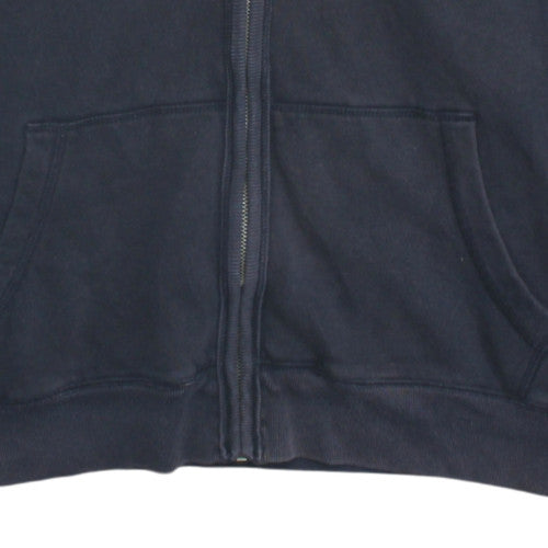 Tommy Hilfiger Men's Black Full Zip Hoodie L Classic Cotton Blend
