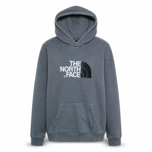 The North Face Boys Grey XL Hoodie Pullover 100% Cotton