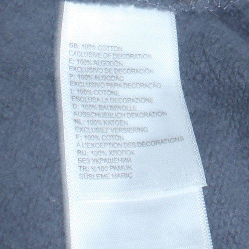 The North Face Boys Grey XL Hoodie Pullover 100% Cotton