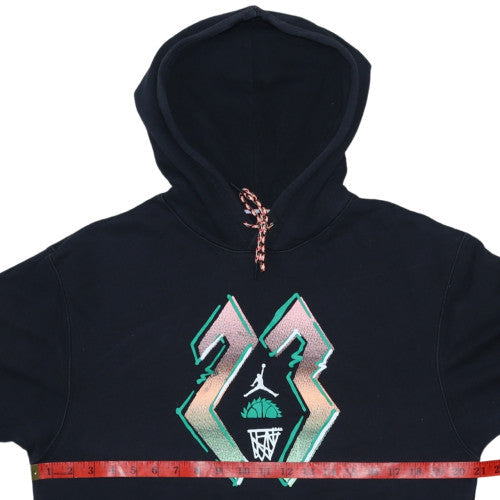 Jordan Men’s Black Pullover Hoodie L Graphic Sportswear