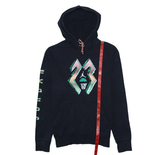 Jordan Men’s Black Pullover Hoodie L Graphic Sportswear