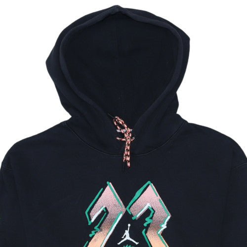 Jordan Men’s Black Pullover Hoodie L Graphic Sportswear