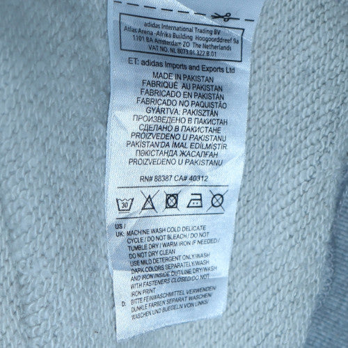 Adidas Women’s Grey Pullover Hoodie Size S Logo Print Casual Wear