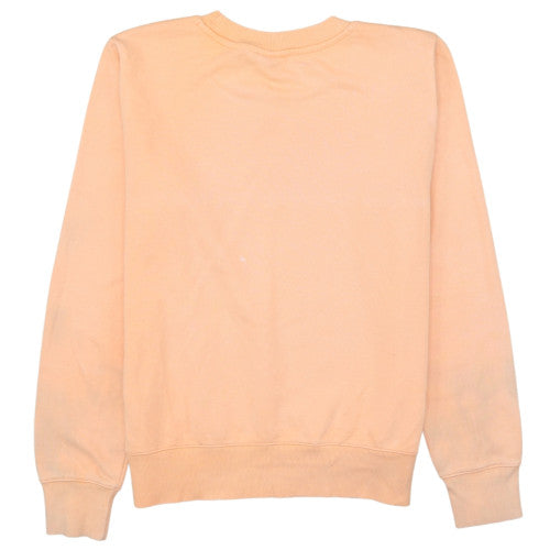 Champion Women's Peach Crew Neck Pullover Sweatshirt Size M