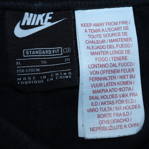 Nike Boys Black XL Jogger Sweatpants Elastic Waist Cotton Blend Fleece