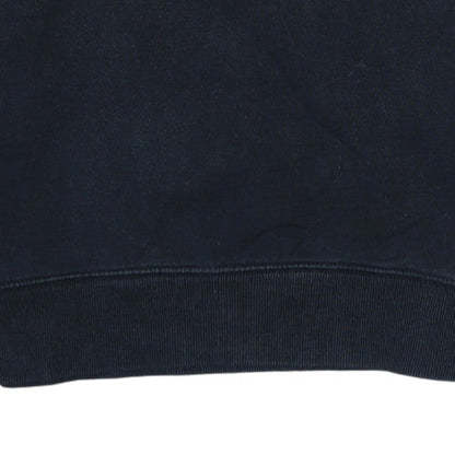 Calvin Klein Jeans Men Black Logo Crew Neck Sweatshirt Size S
