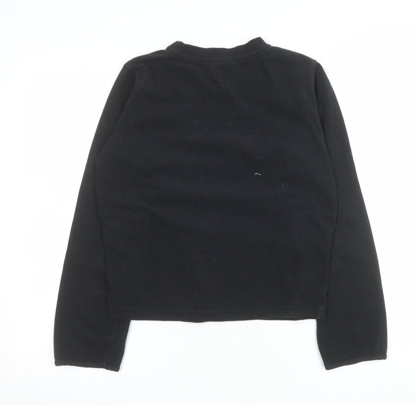 O'Neill Women Black Medium Pullover Sweatshirt Fleece Polyester